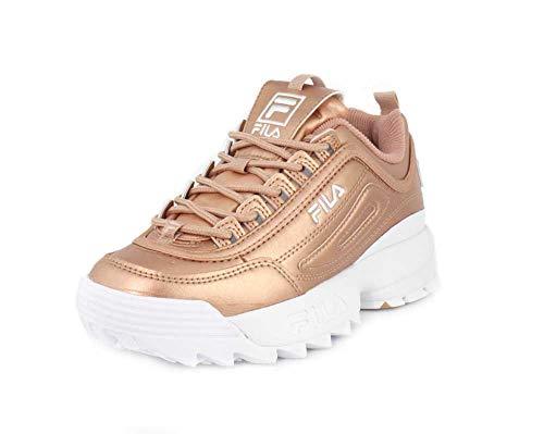 fila disruptor white and rose gold