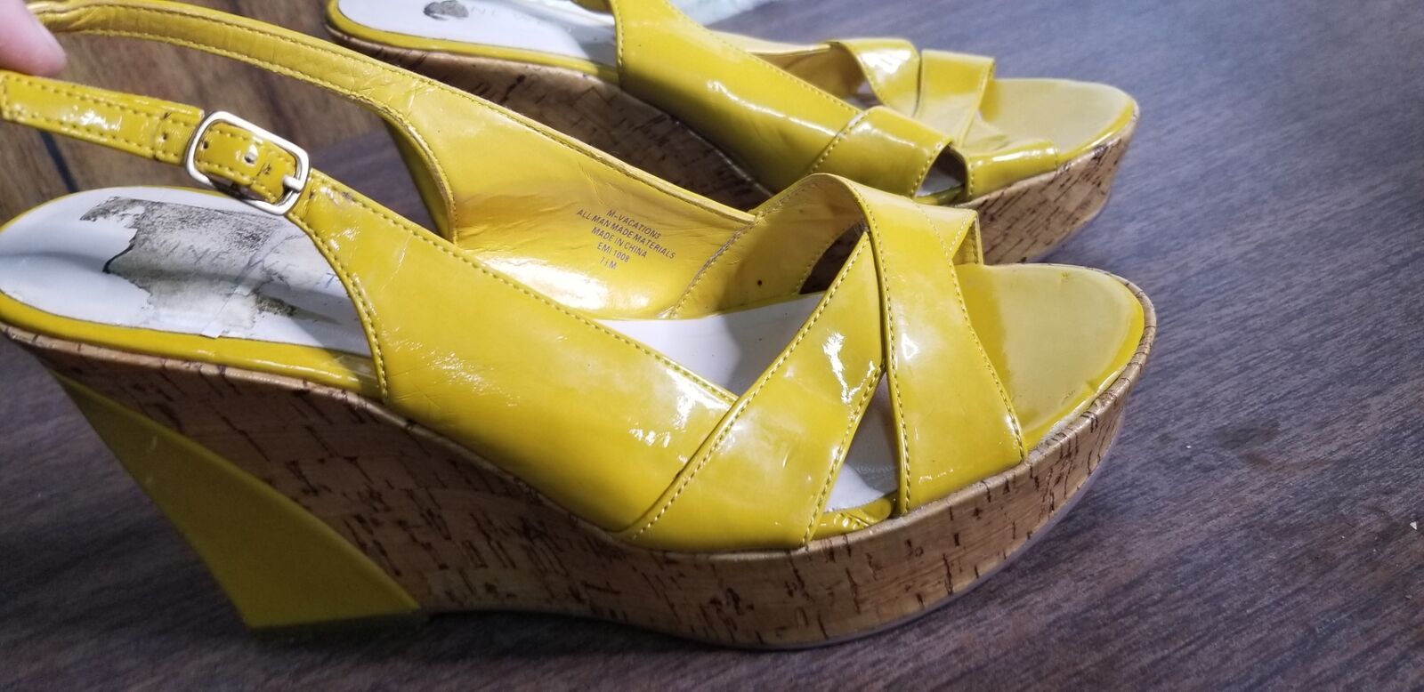 nine west laglade wedge sandal