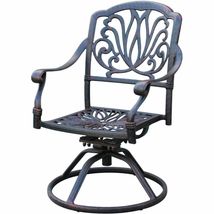 Fire pit dining table Cast Aluminum Propane Double Burner 9 Piece Outdoor Set image 9