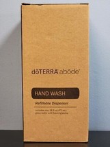 doTERRA abode Hand Wash Refillable Dispenser 16 oz Glass Bottle Foaming ... - $16.87