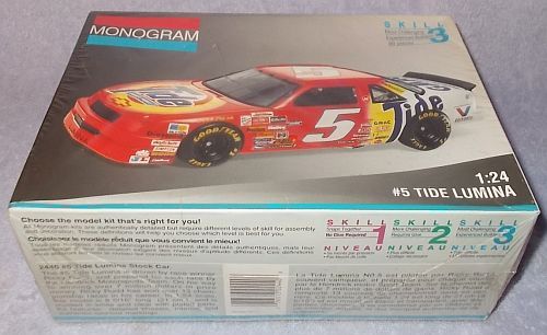 Monogram Model Kit Mello Tide Lumina #5 Racing Stock Car Ricky Rudd ...