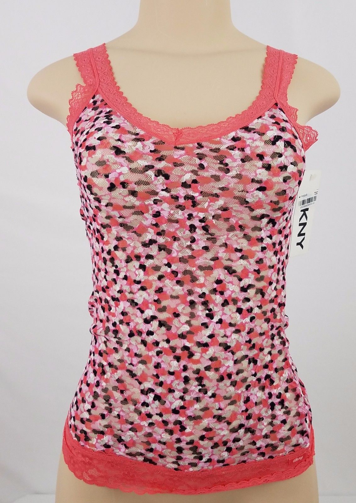 DKNY Intimates Womens Signature Lace Cami 731233 Geo Print//India SM