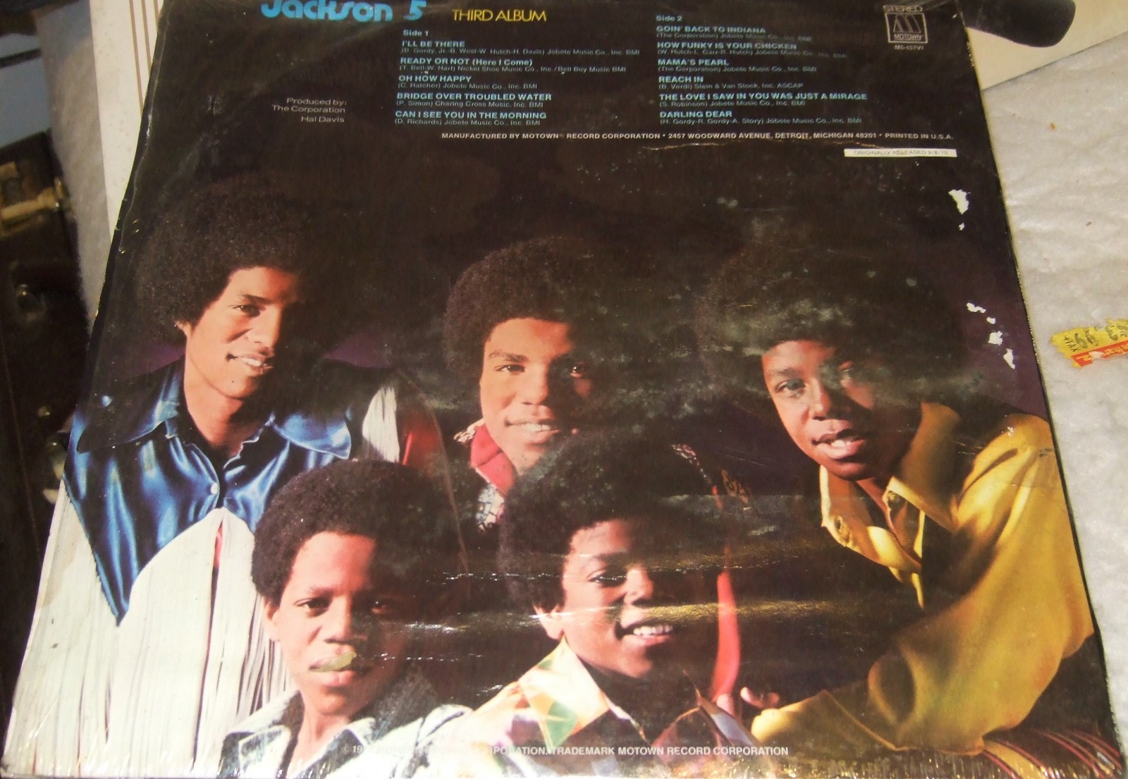 Jackson 5 LP Record Third Album Vinyl Records