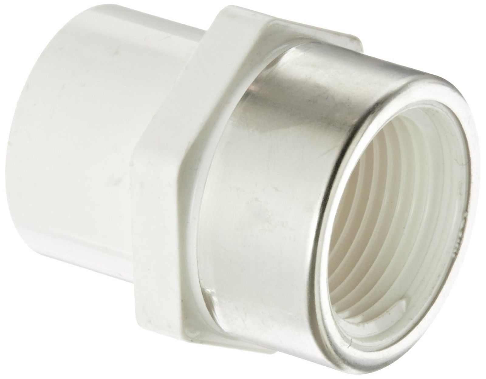 Adapter 3/4 Socket x 1 NPT Female White Spears 435 Series PVC Pipe