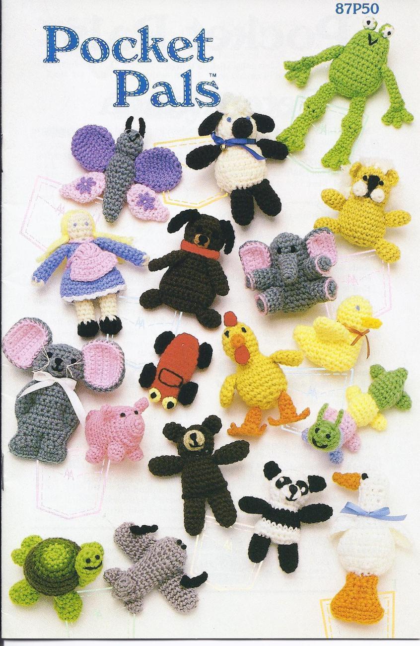 Pocket Pals Crochet Pattern To Knit By Hand Or Machine Book - Unity Utopia