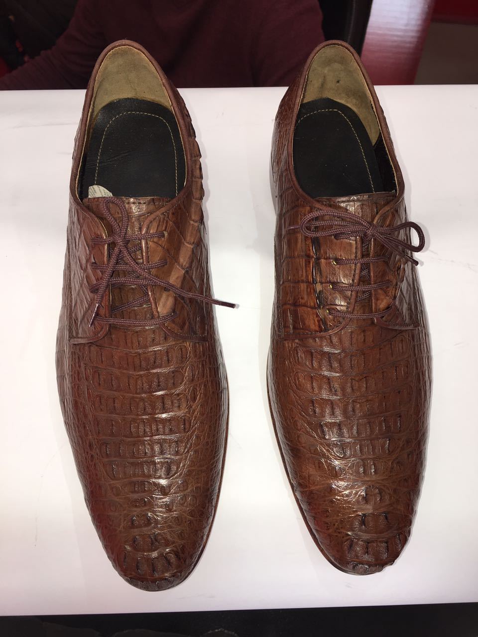 handmade crocodile shoes