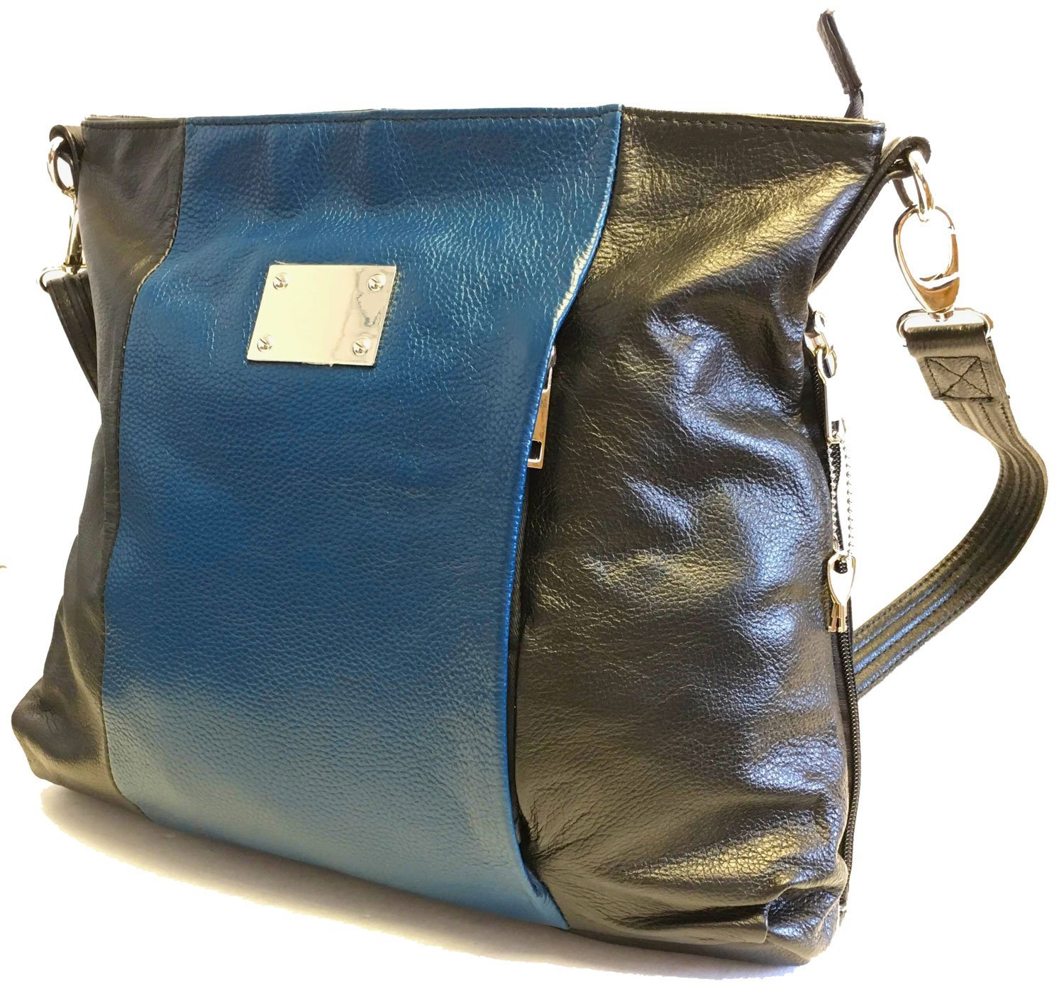 Concealed Carry Leather Gun Purse w/ Adjustable Shoulder Strap