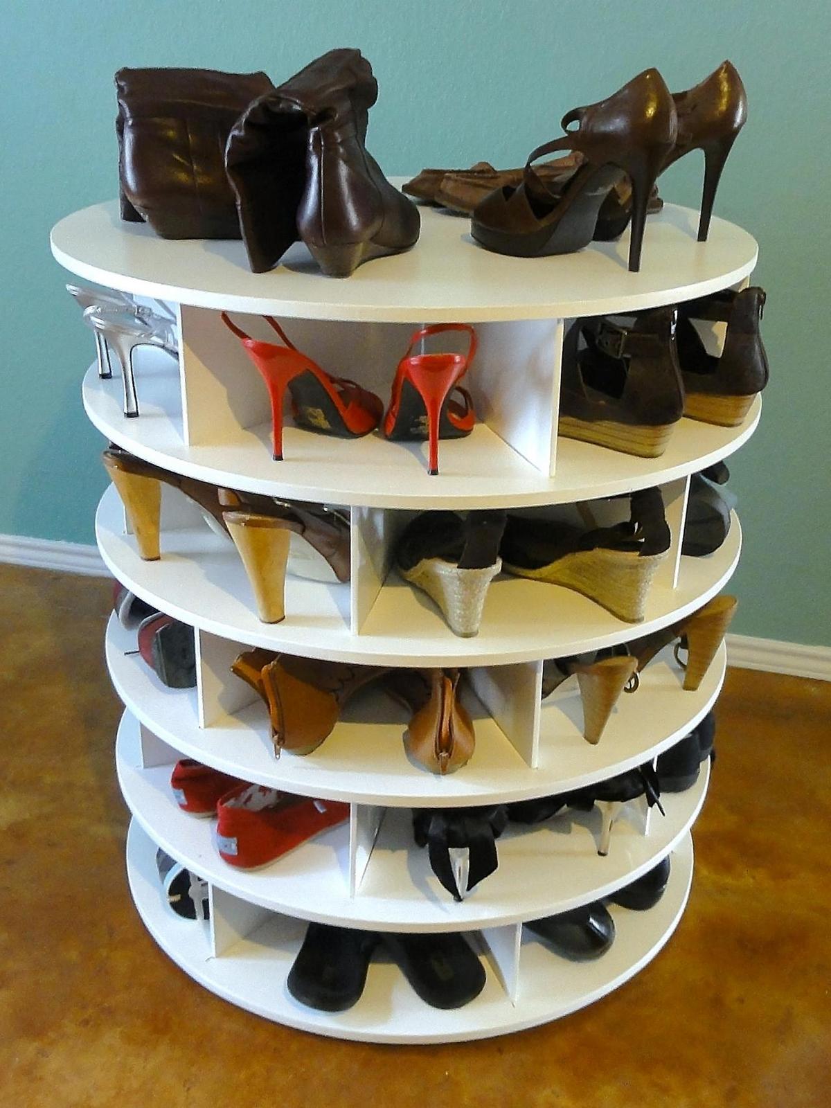 Shoe Storage Shoe Organizer Lazy Susan Organizer Closet Organizer