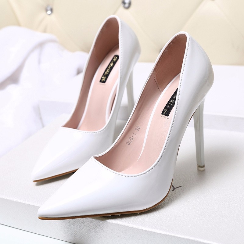 Classic Women Sexy Stilleto Office High Heels Pumps Shoes Pointed Toe ...