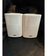 Lot of 2 TruAudio Satpak Satellite Speaker White Wall Mounts 4 8 Ohm Shi... - $111.27