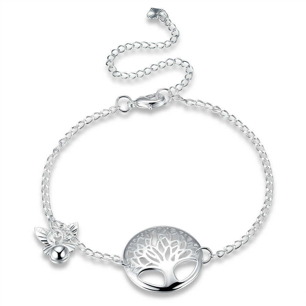 Retro Tree of Life Ankle Chain Bracelet Women Jewelry Summer Beach Boho Anklet