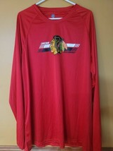 Chicago Blackhawks NHL Men's Red Long Sleeve T-Shirt 2XL - $14.01