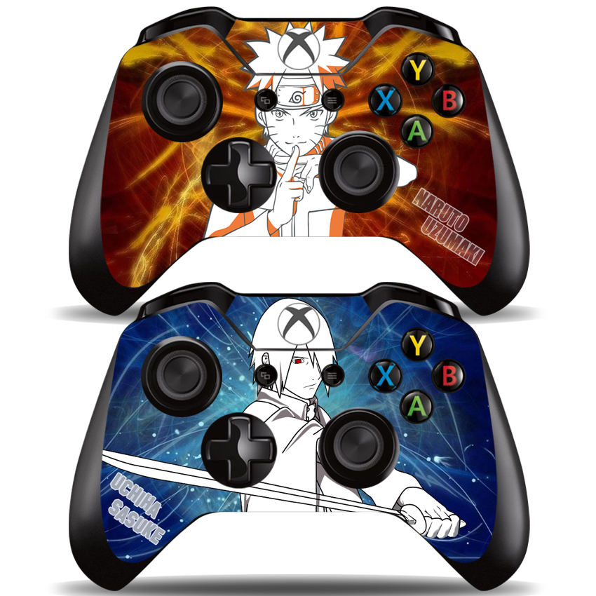 Xbox One Controller Skin Naruto Uzumaki Sasuke Wrap Stcikers for XB1