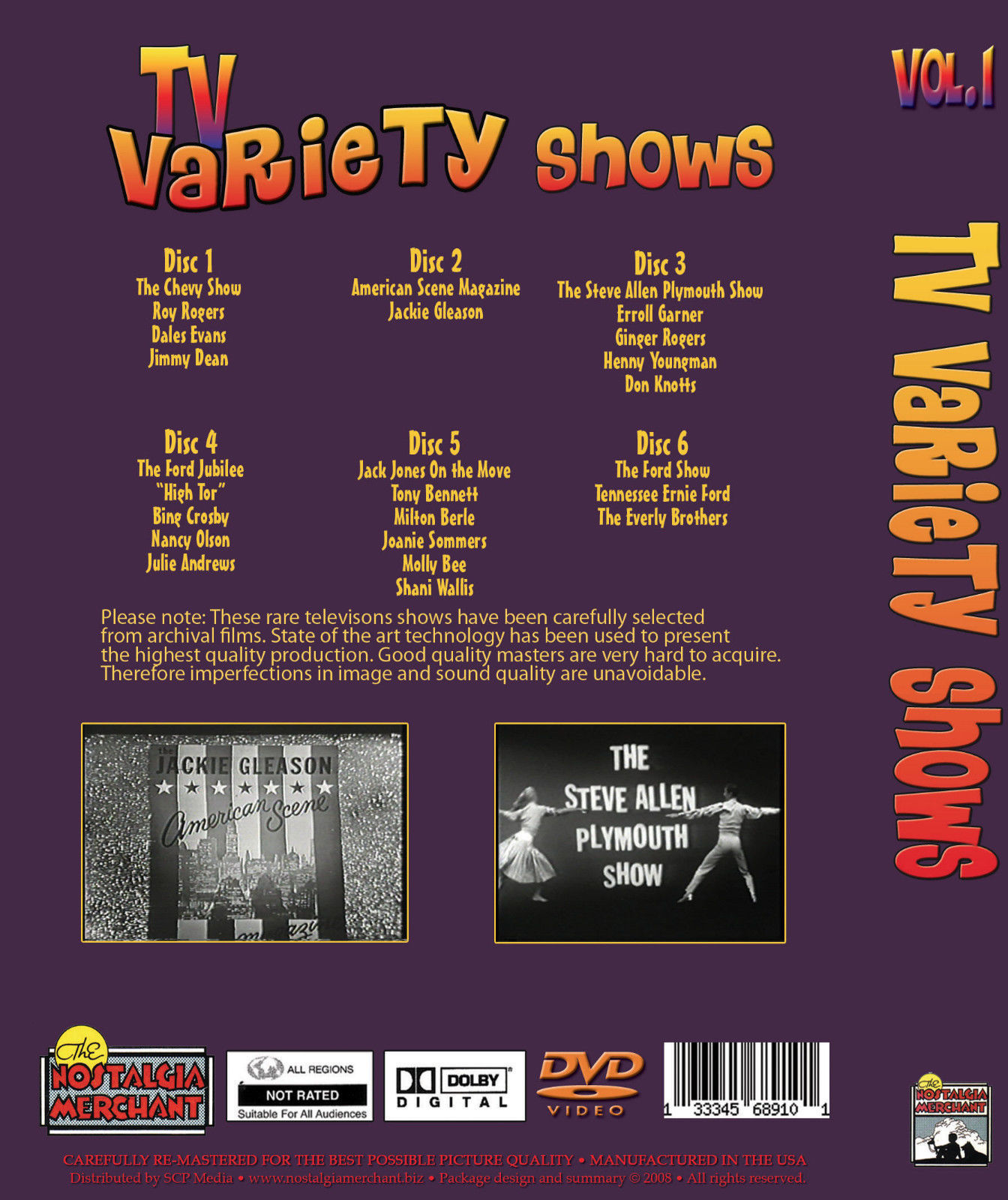 Old Tv Variety Shows