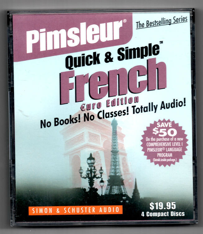 Primary image for Pimsleur Quick & Simple French: Euro Edition - CD set
