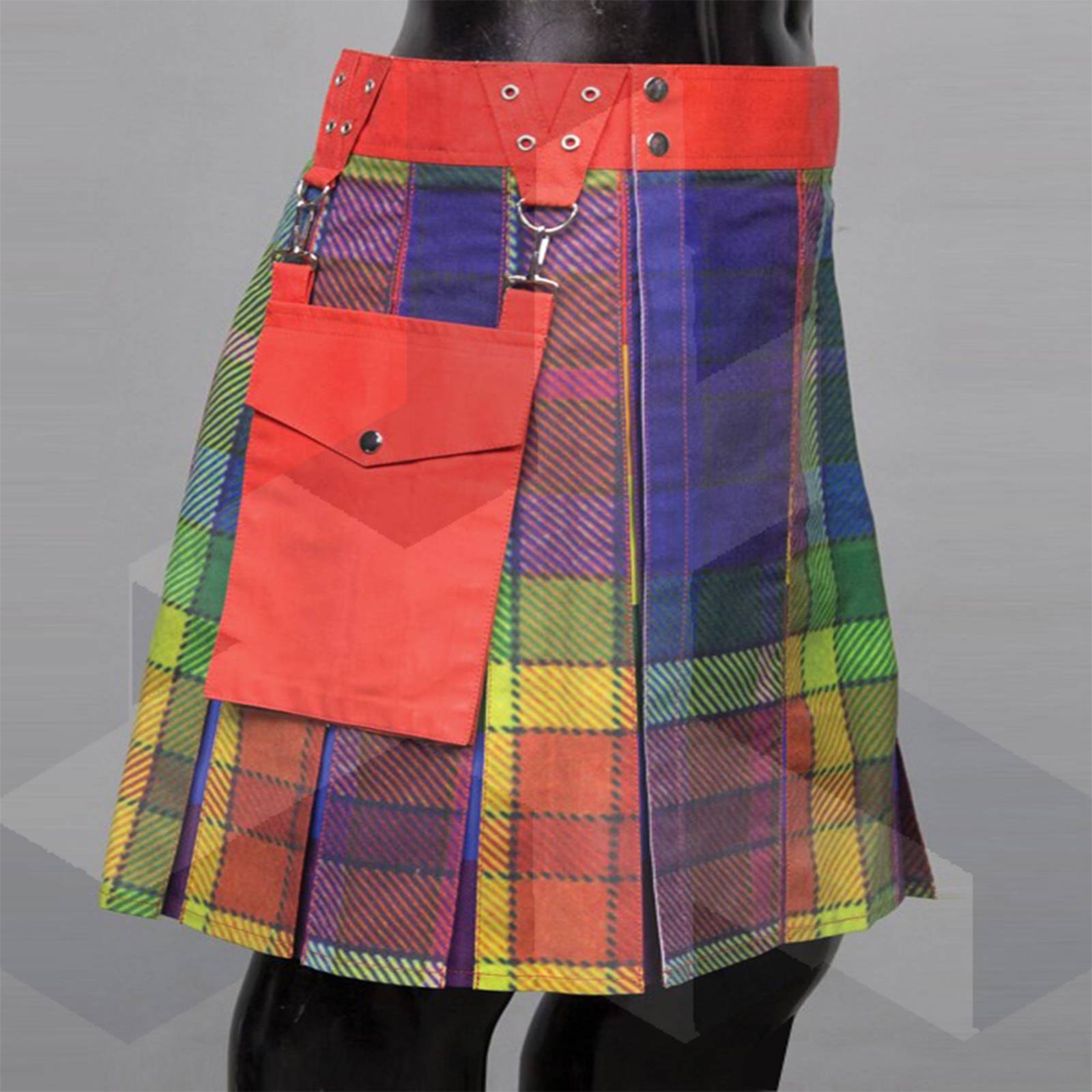 LGBTQ Rainbow Hybrid Kilt Special Kilt For UnisexLiberty kilts