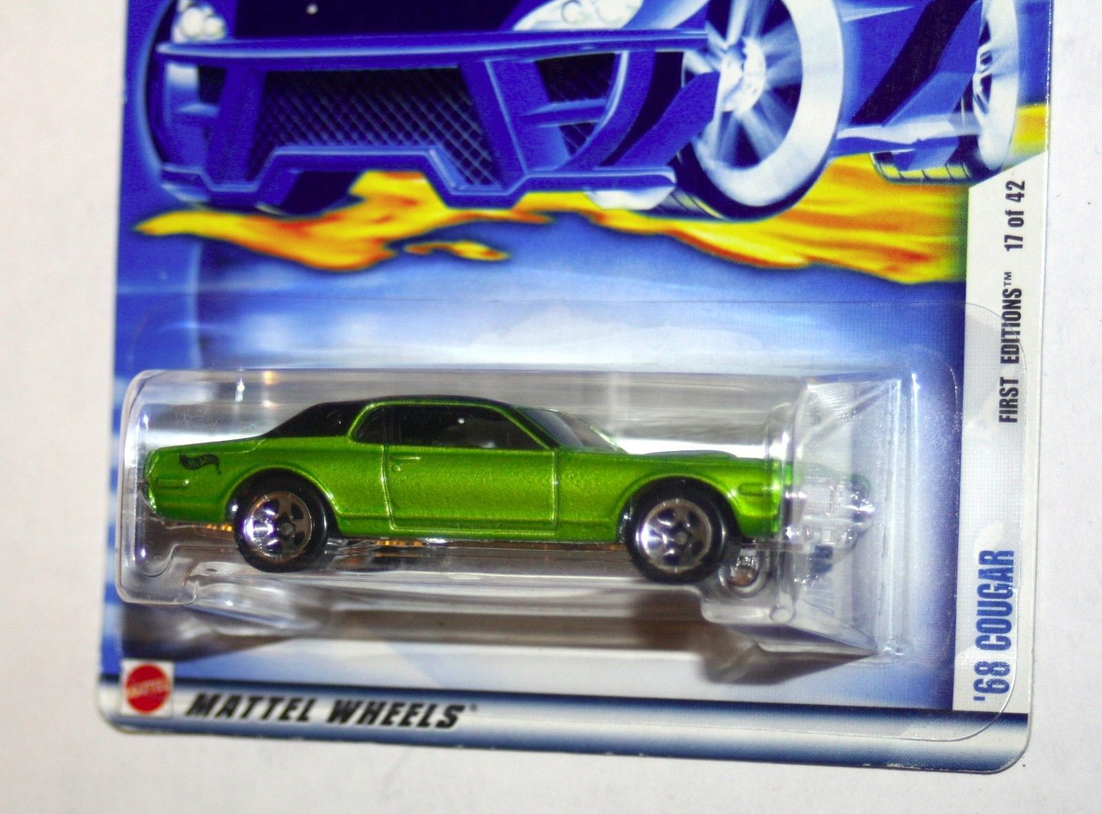 hot wheels 68 cougar 2001