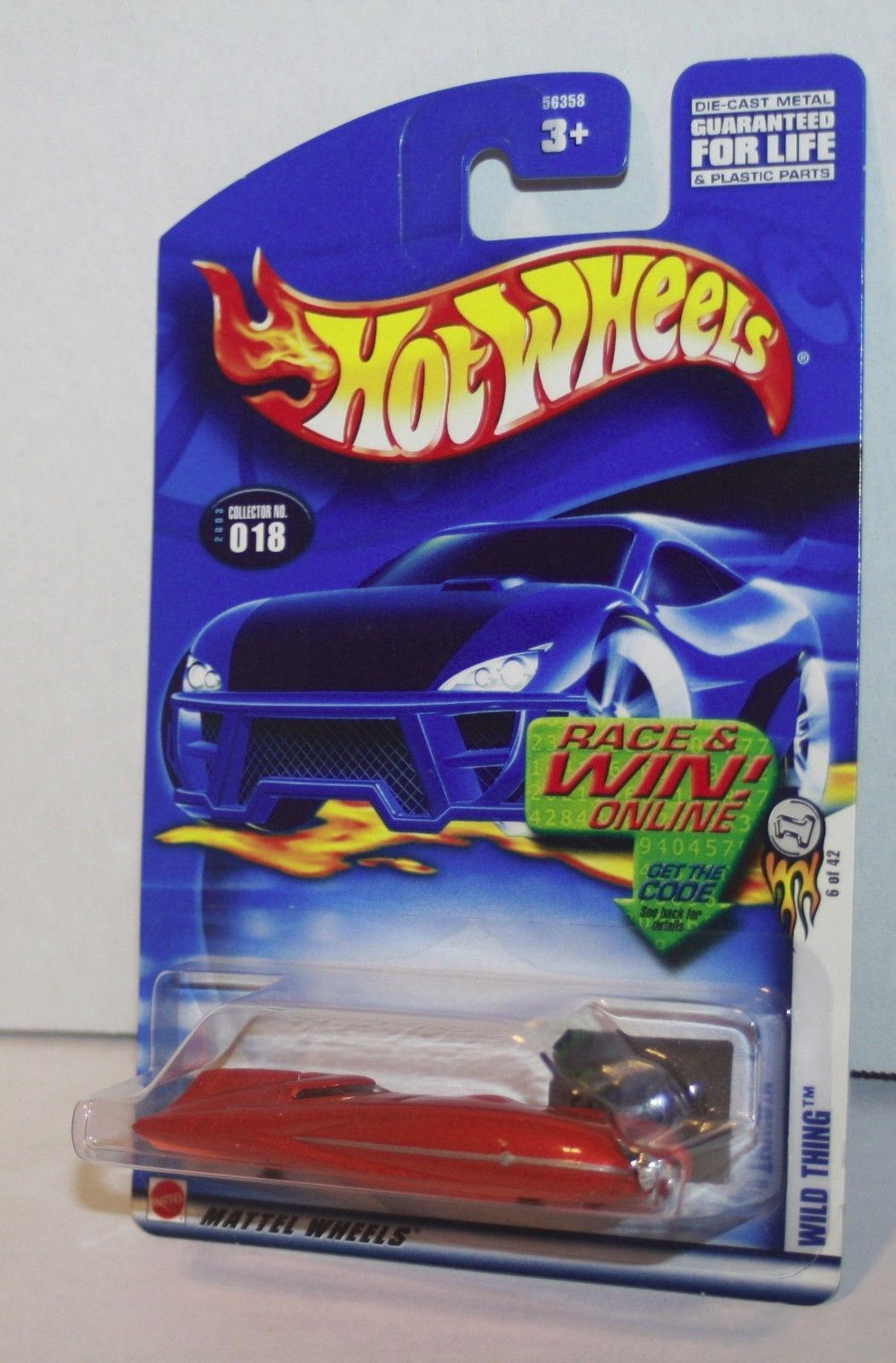 2003 HOT WHEELS COLLECTOR # 018 Wild Thing FIRST EDITIONS Copper ...