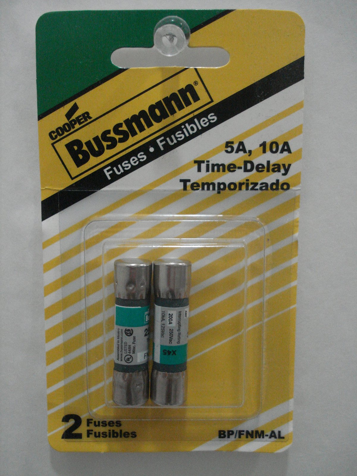 Bussmann F02B250V1/4A Fuses 1/4 Amp 250V Time Delay Fuse NOS Box of 5 