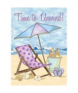 Rain or Shine 18-in x 12.5-in It's Time to Unwind Flag - $7.16