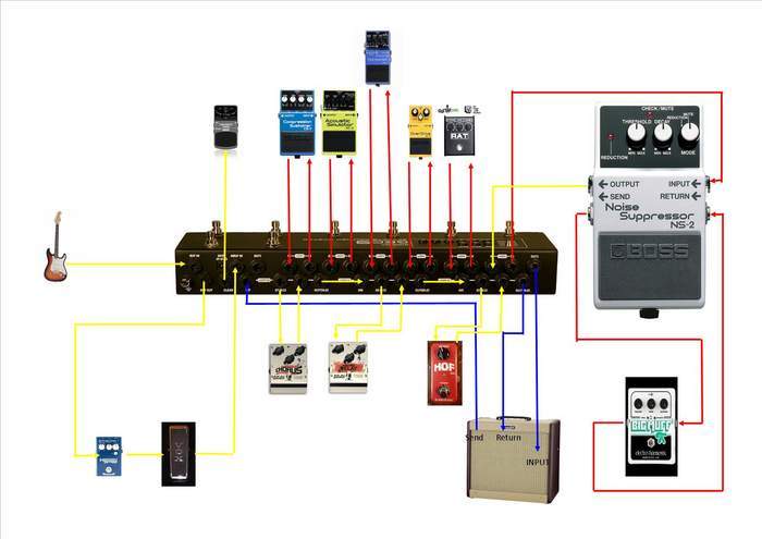 Boss ns 2 noise suppressor схема