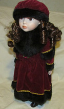 Alexandra Limited Edition Porcelain Doll 2000 16" Tall with Stand Very Good Cond - $14.01
