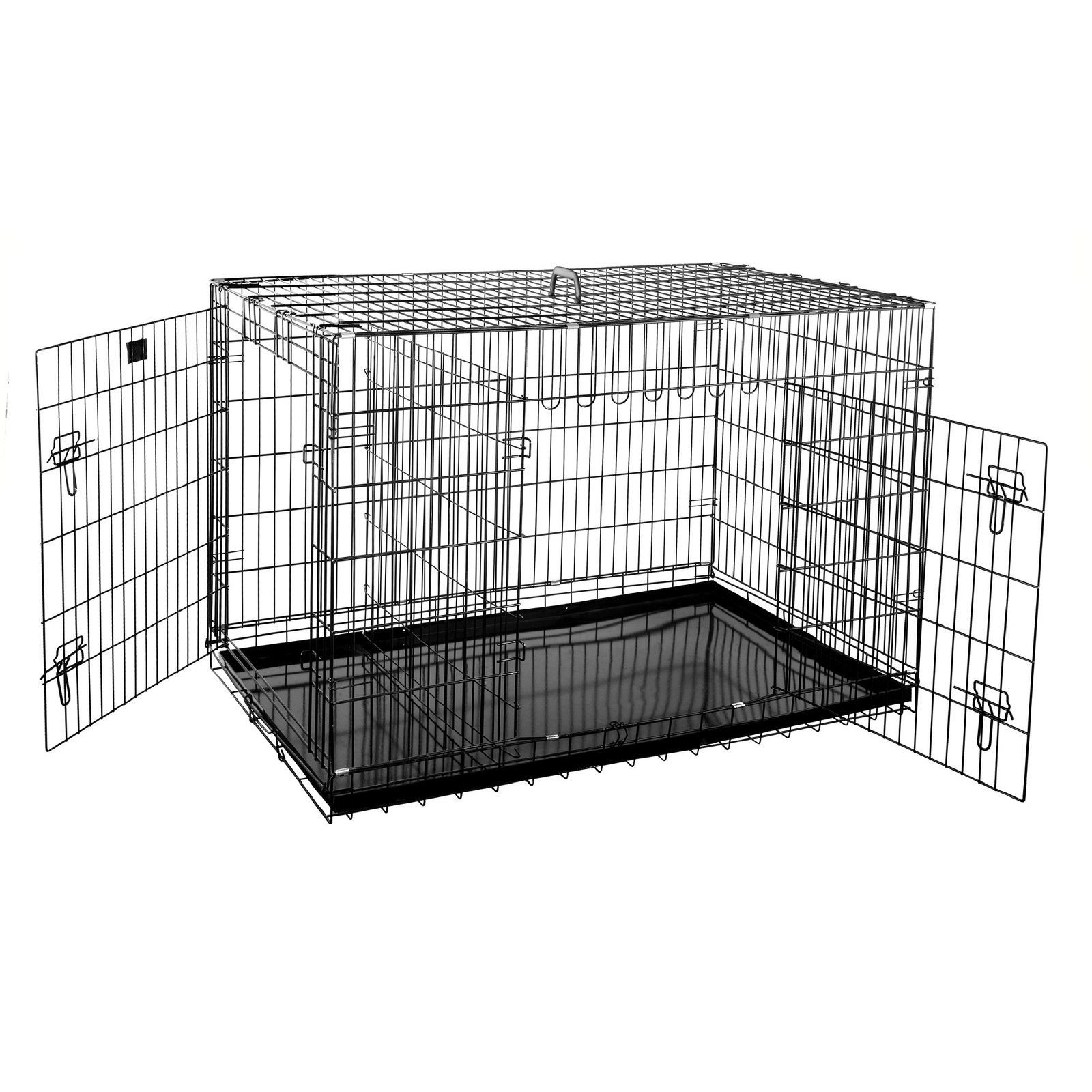 Pet Trex 2204 48 Inch Dog Crate Folding Pet Crate Kennel for Dogs, Cats or Ra... Dog Supplies