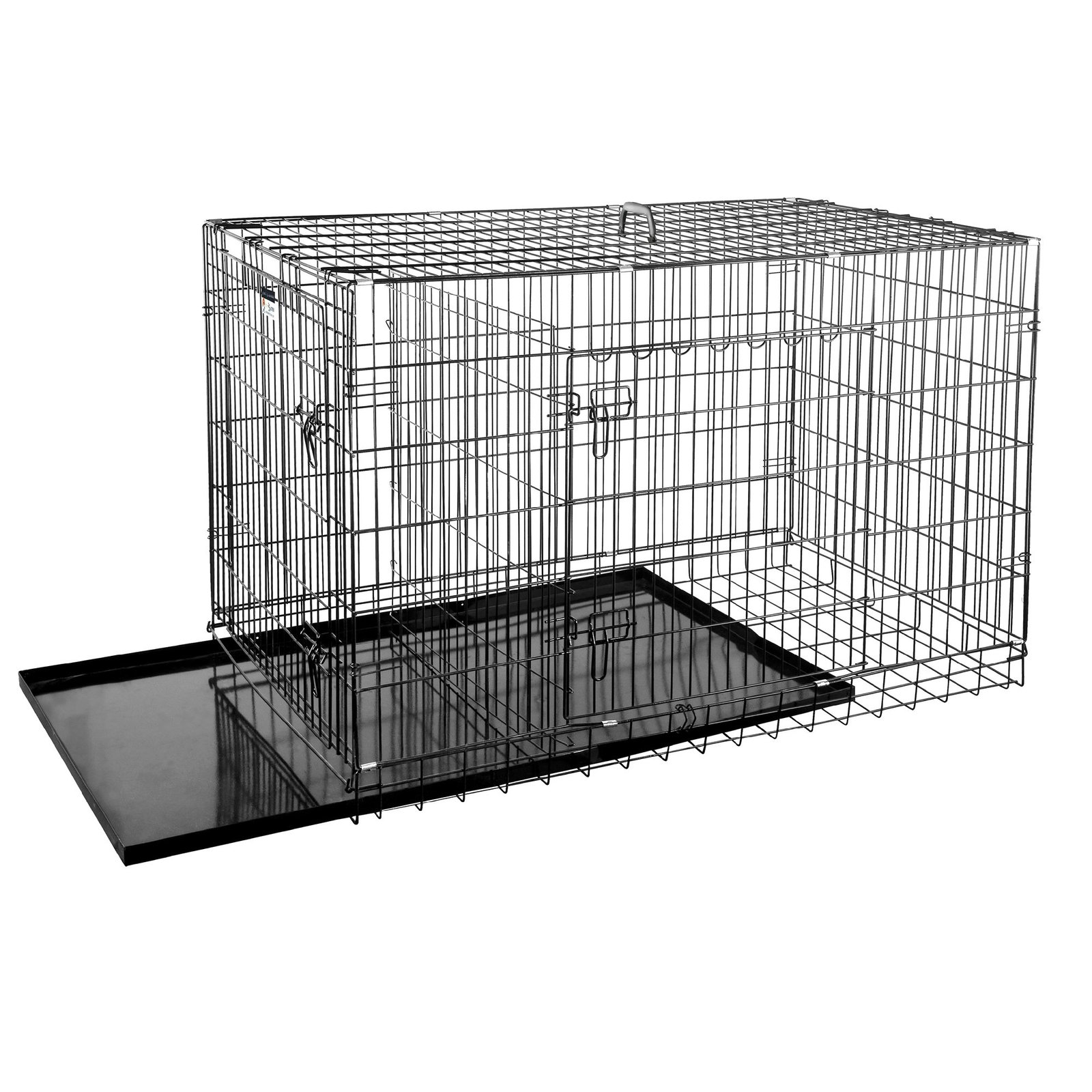 Pet Trex 2204 48 Inch Dog Crate Folding Pet Crate Kennel for Dogs, Cats
