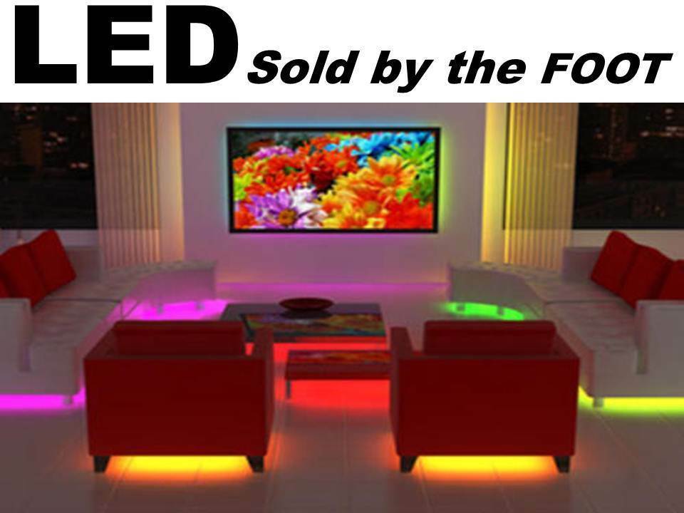 LED sold by the FOOT - Creative Lighting - - blue . red . green . natural white
