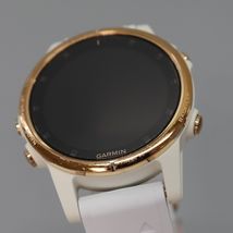 Garmin fenix 5S Plus Sapphire Edition 42mm Rose Gold Case w/ White Band image 5