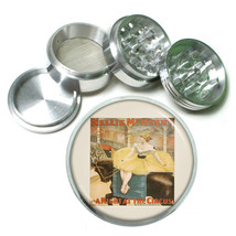 Vintage Poster D104 Aluminum Herb Grinder 2.5" 63mm 4 Piece Night at The Circus - $13.81