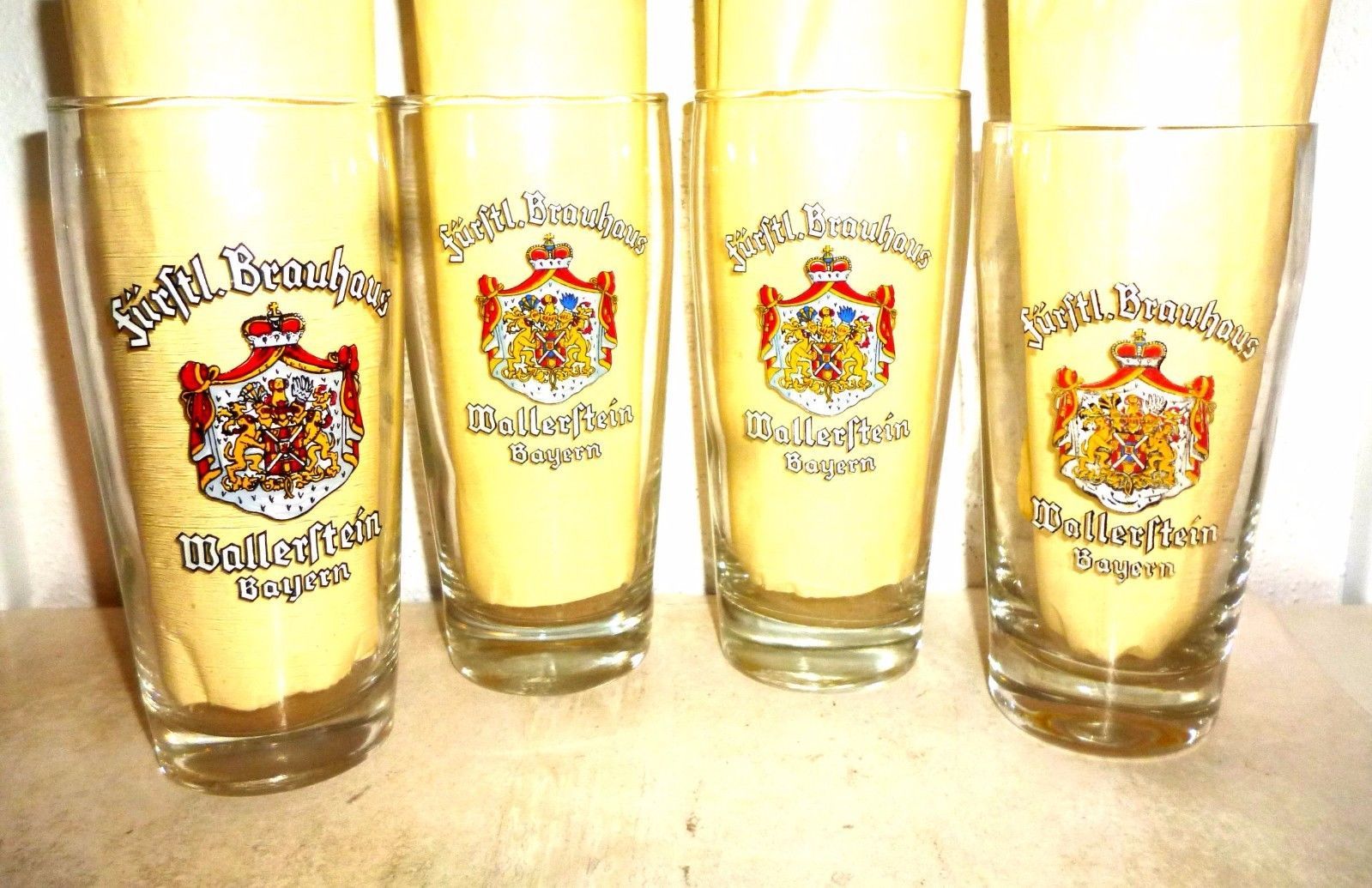 Vintage Spatenbrau Munchen 0.3l beer glasses