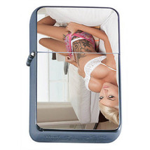 Tattoo Pin Up Girls Model D29 Flip Top Oil Lighter Wind Resistant Flame Sexy - $13.95