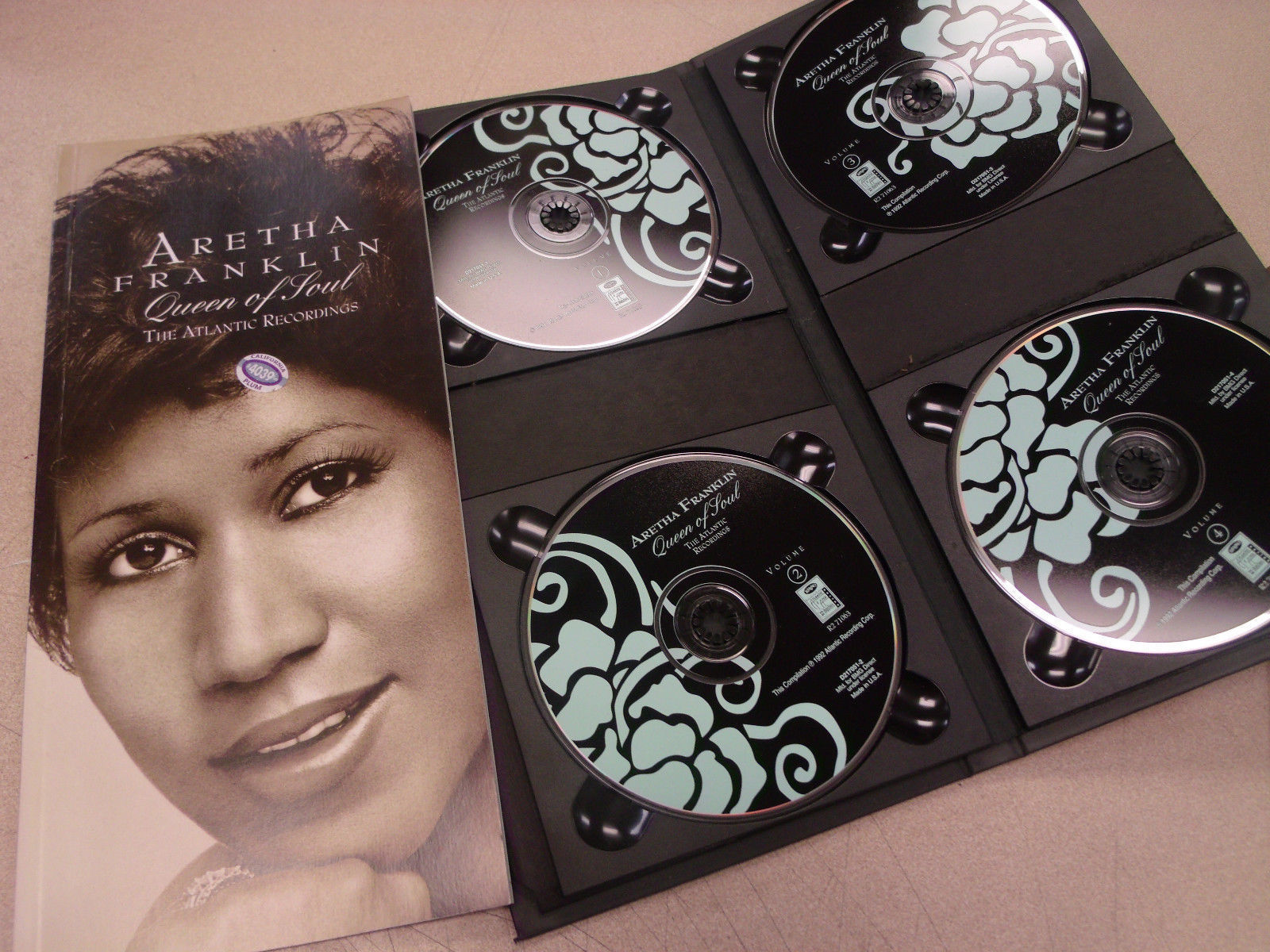 Aretha Franklin Queen of Soul: The Atlantic Recordings 4 CD Box Set ...