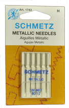 SCHMETZ Metallic Sewing Needles Size 80/12 1743 - $8.34