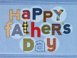 Greeting Card Themed Happy Father&#39;s Day Card - $2.95