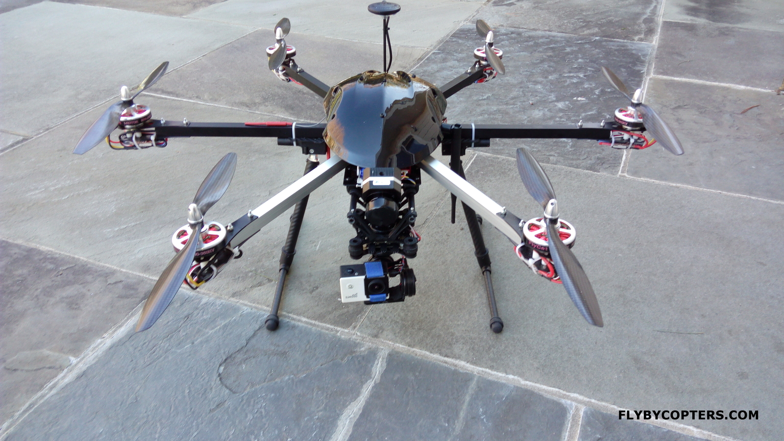 Thermal Imaging X6 336 Hexacopter Drone With 32bit Autopilot Flight 