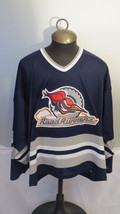 Edmonton Road Runners Jersey (AHL) - Away Blue Jersey - Men&#39;s Extra Larg... - $175.00