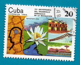Used Cuban Postage stamp 1982 20th Anniversary of The Hydraulic Developm... - $1.99