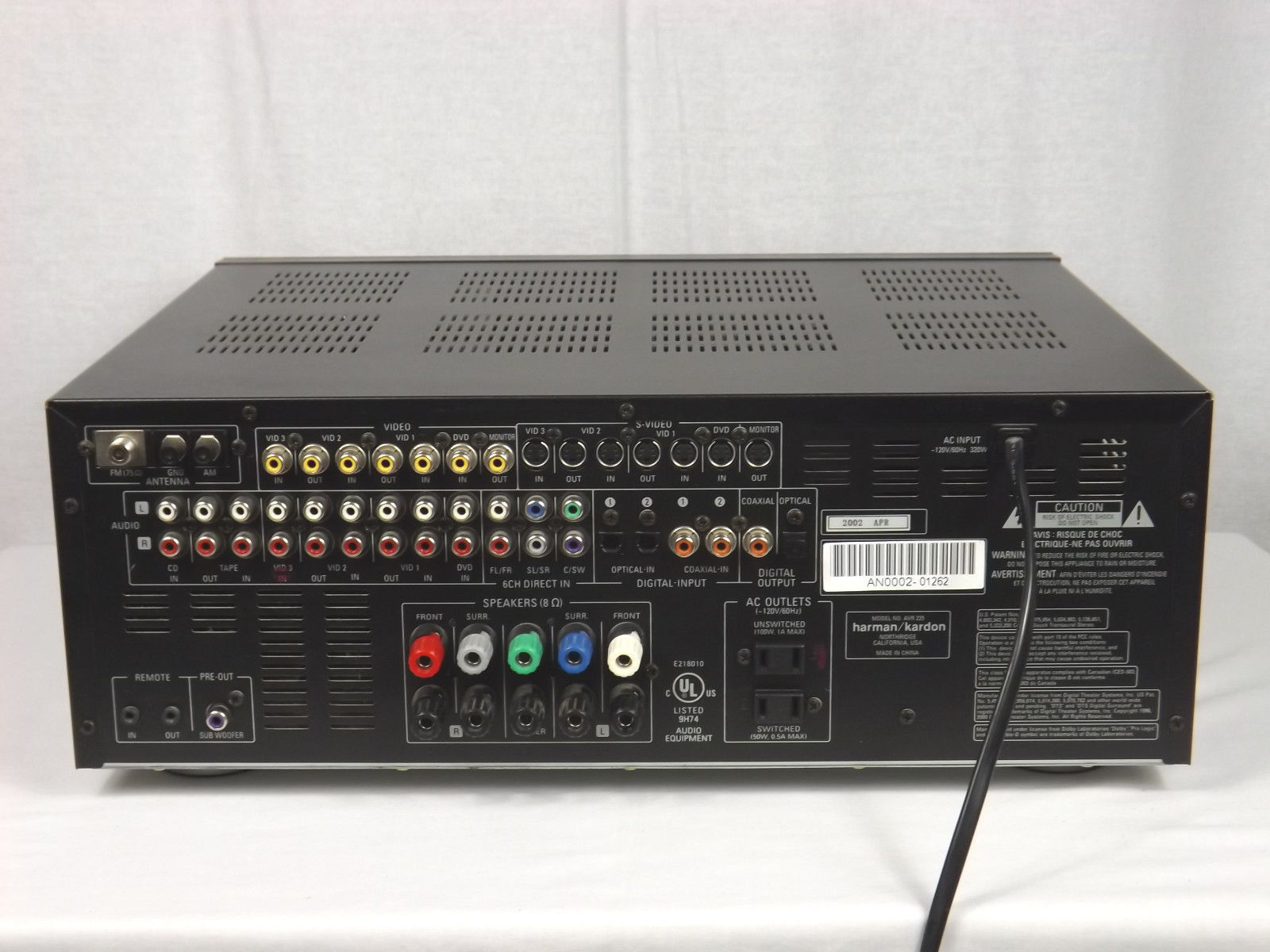 Harman Kardon Avr 225 5.1 Channel 275 Watt and 50 similar items