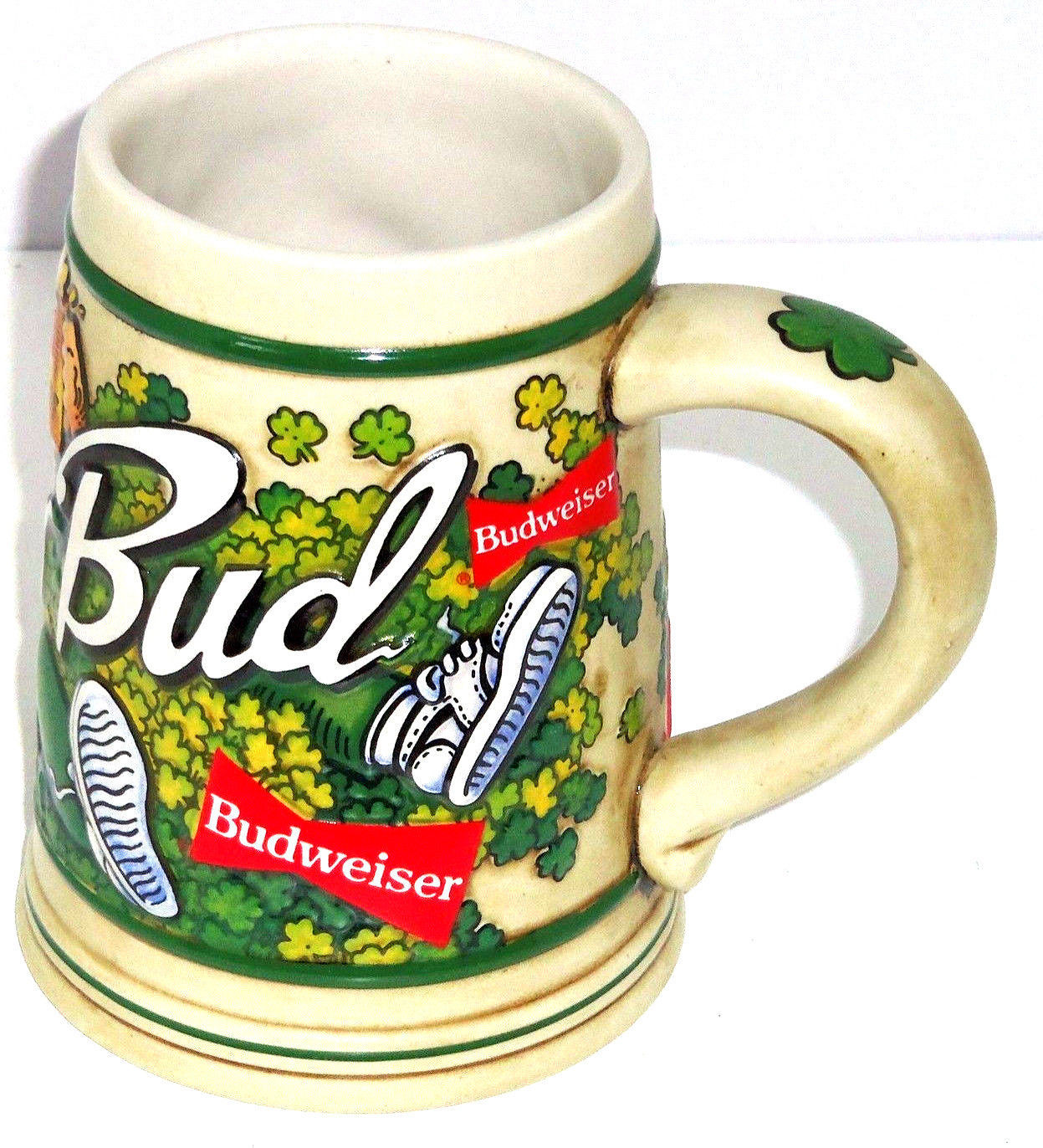 budweiser st patricks day steins