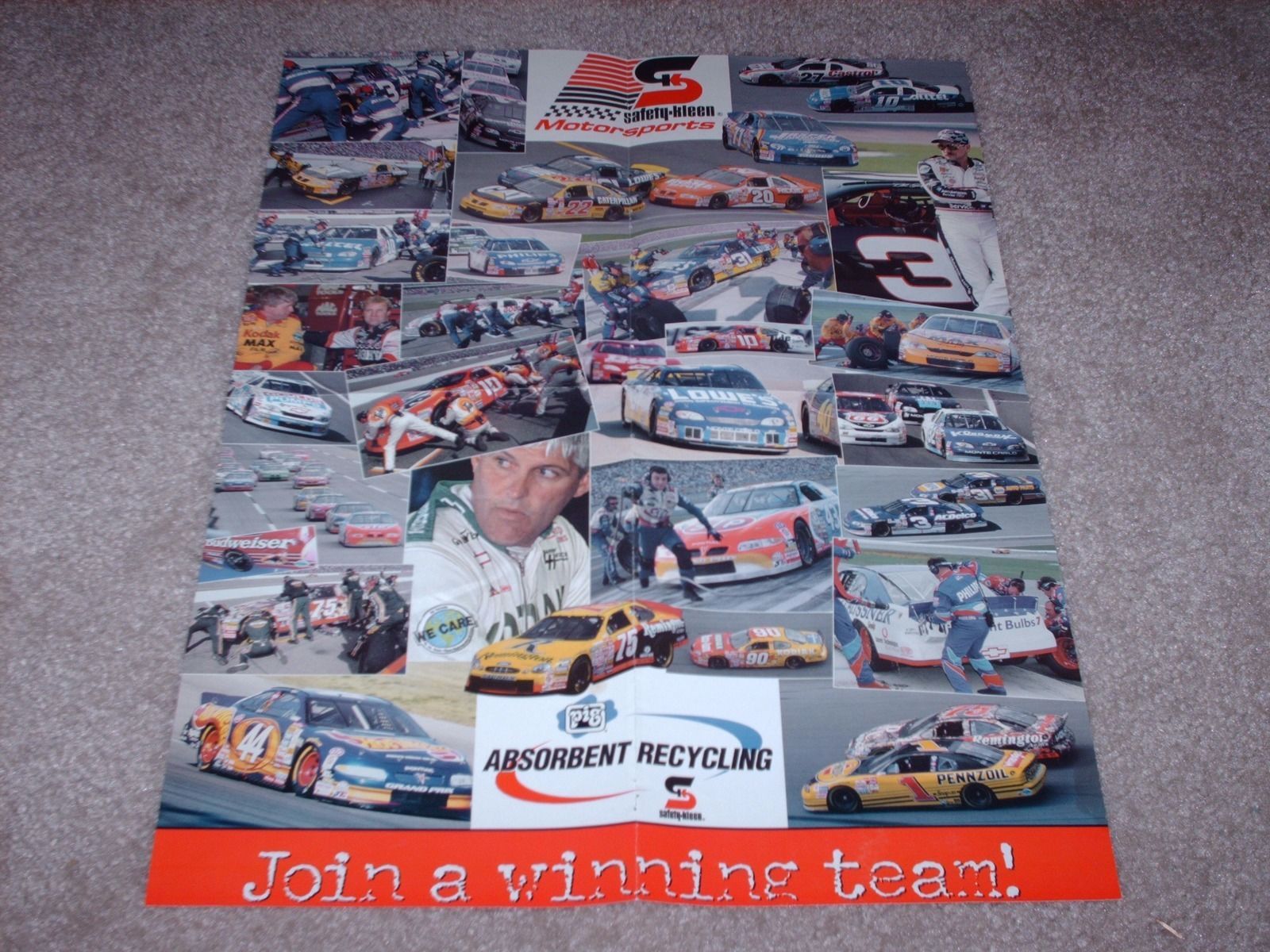 Vintage '90s SafetyKleen Motorsports NASCAR and 12 similar items