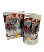 2021 Limited Edition Budweiser Clydesdale Plaid Holiday Stein 42nd Anniv... - $23.92