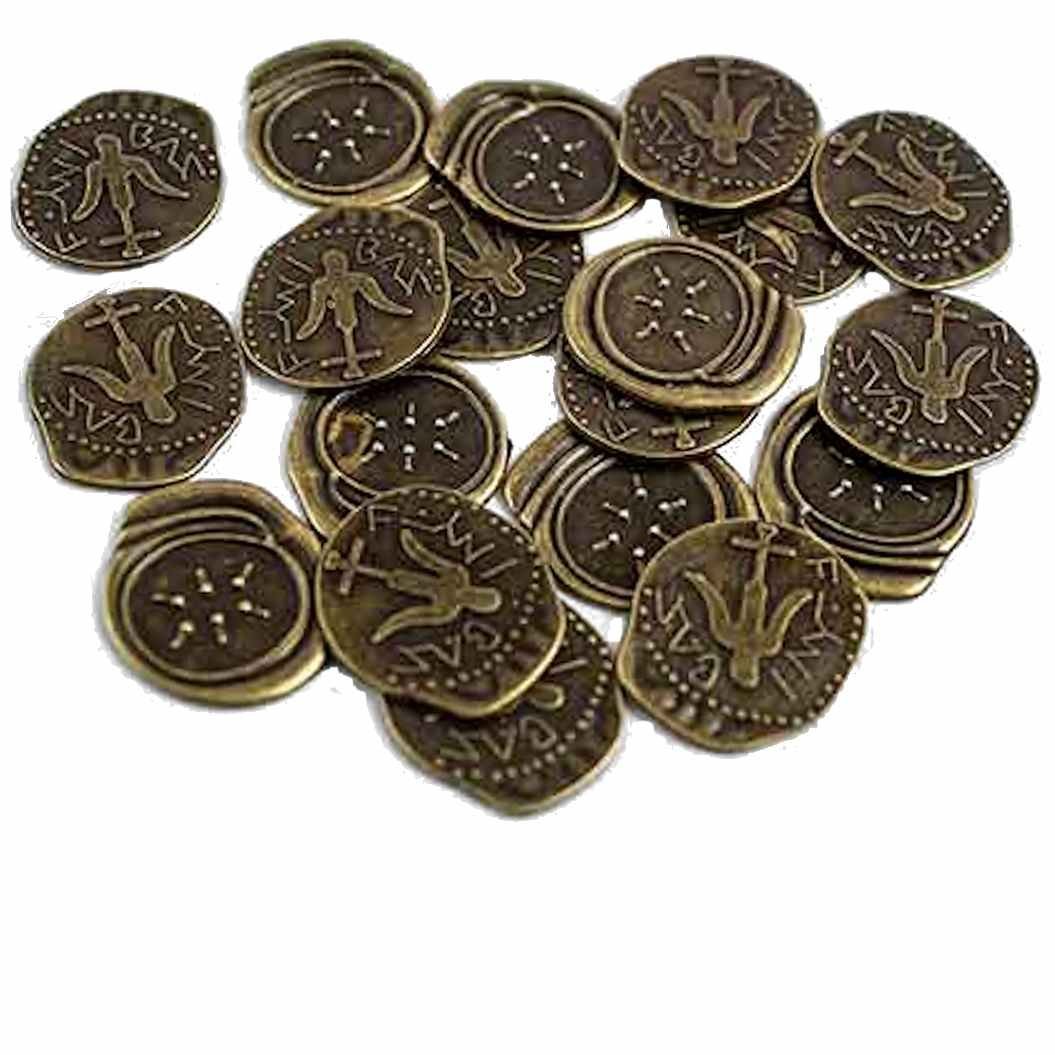 Widow's Mite Coins Reproduction Antique Bronze Bags of 50