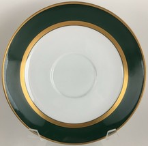 Fitz &amp; Floyd Renaissance Dark Green Saucer ( for cream soup bowl )  - $15.00