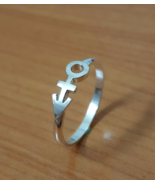 Ring - Love - 1st Symbol - Remembrance Symbol - Sterling Silver - Handmade - $42.00