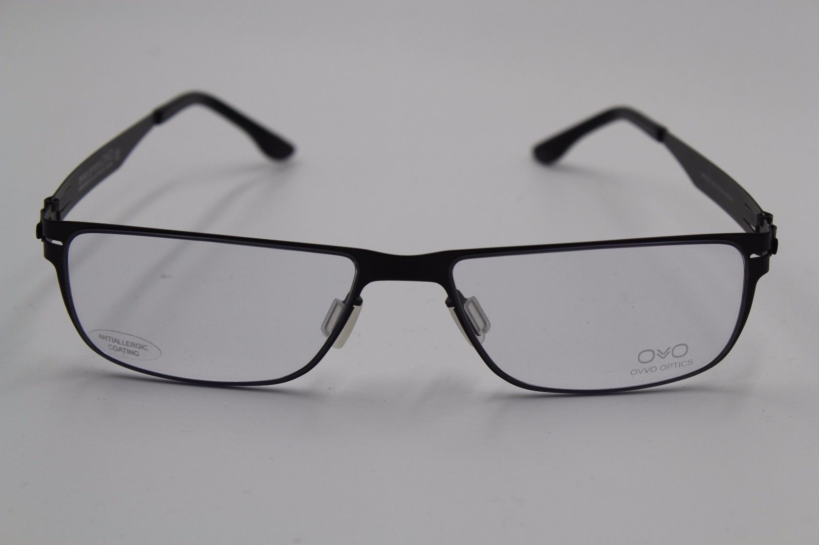 NEW OVO OPTICS MOD.2353 COL.50/10C BLACK EYEGLASSES AUTHENTIC RX 53-17 ...