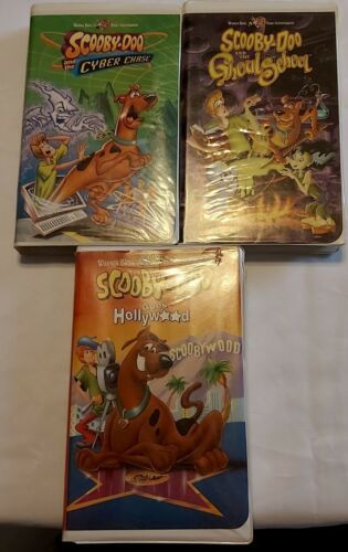 3 SCOOBY-DOO VHS Warner Bros Vintage Cartoons - VHS Tapes