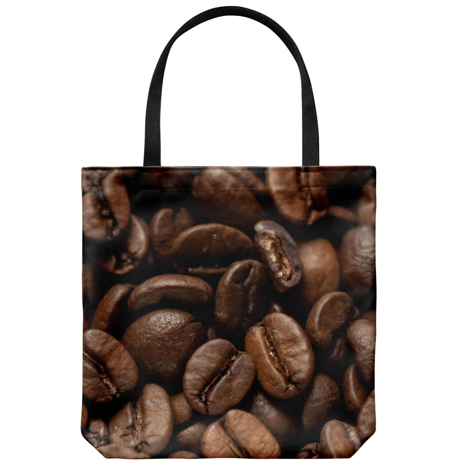 Coffee Beans Print Tote Bag Shoulder or Carry Printed On Both Sides ...