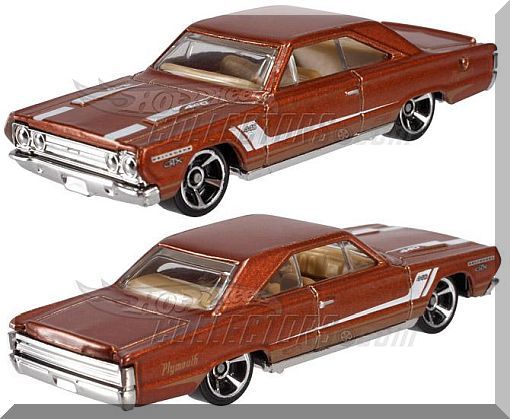 Hot Wheels 67 Plymouth Gtx Muscle Mania Mopar 12 610 86247 Copper Contemporary 7851